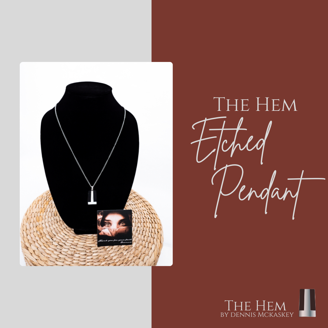 The Hem Etched Pendant